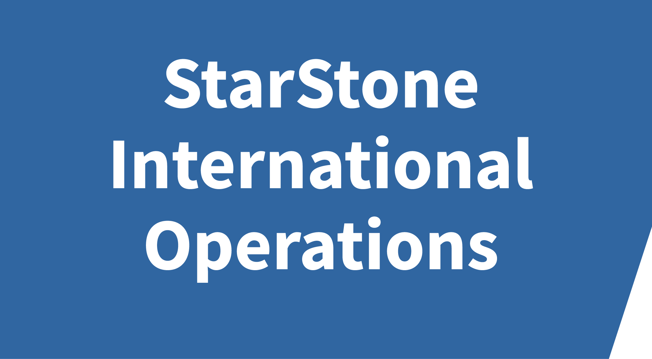 StarStone International Operations